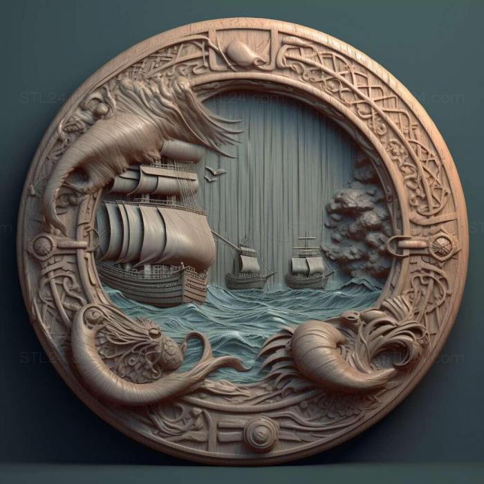 Games (Pillars of Eternity 2 Deadfire 2, GAMES_35442) 3D models for cnc