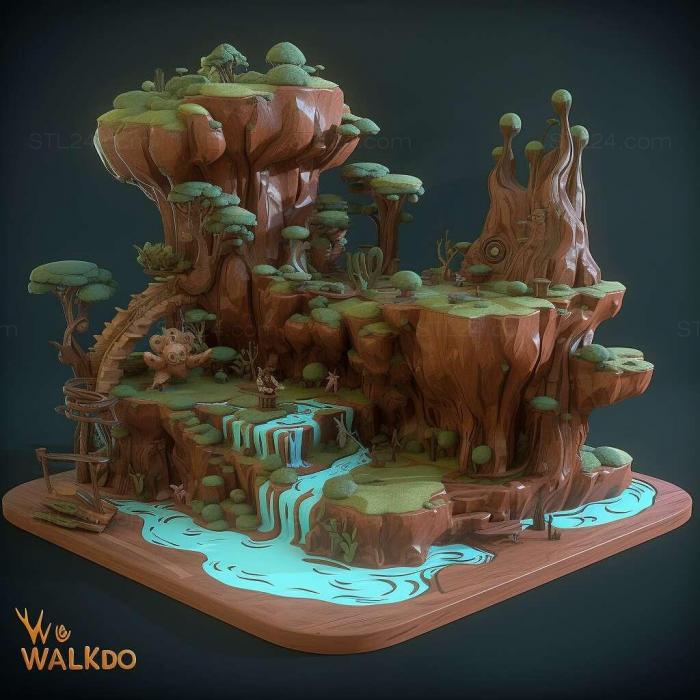 Games (Islands of Wakfu 1, GAMES_35469) 3D models for cnc
