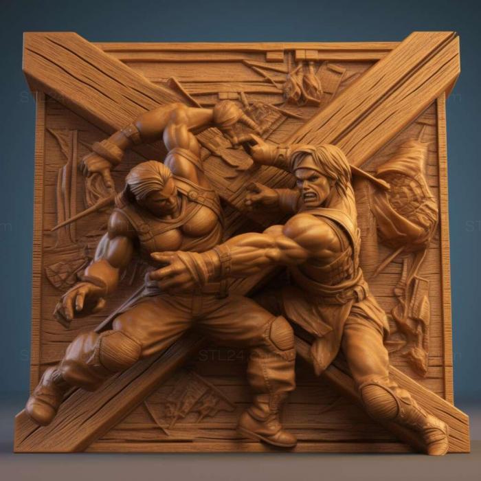 Games (Streets of Rage 2 2, GAMES_3554) 3D models for cnc