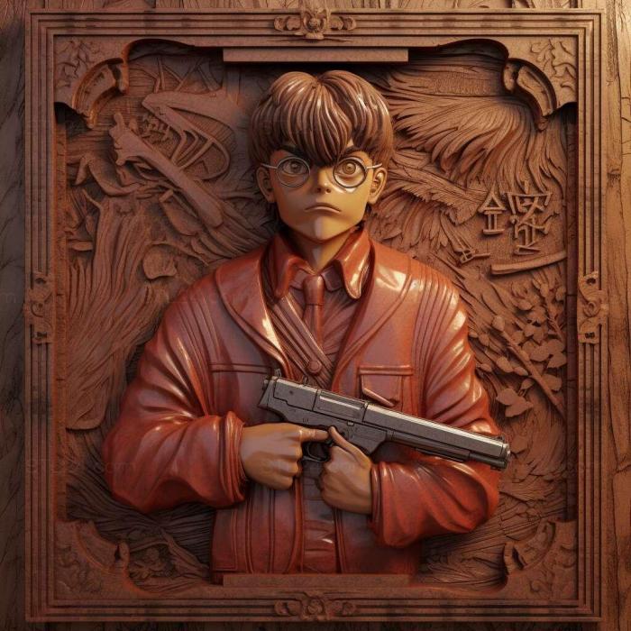 Games (Detective Conan The Scarlet Bullet anime 4, GAMES_35688) 3D models for cnc