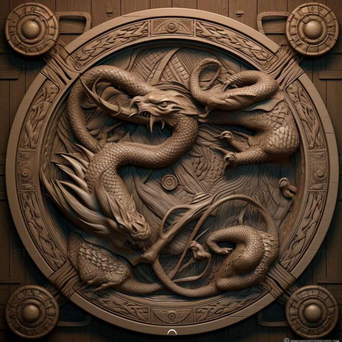 Games (Draconus Cult of the Wyrm 4, GAMES_35784) 3D models for cnc