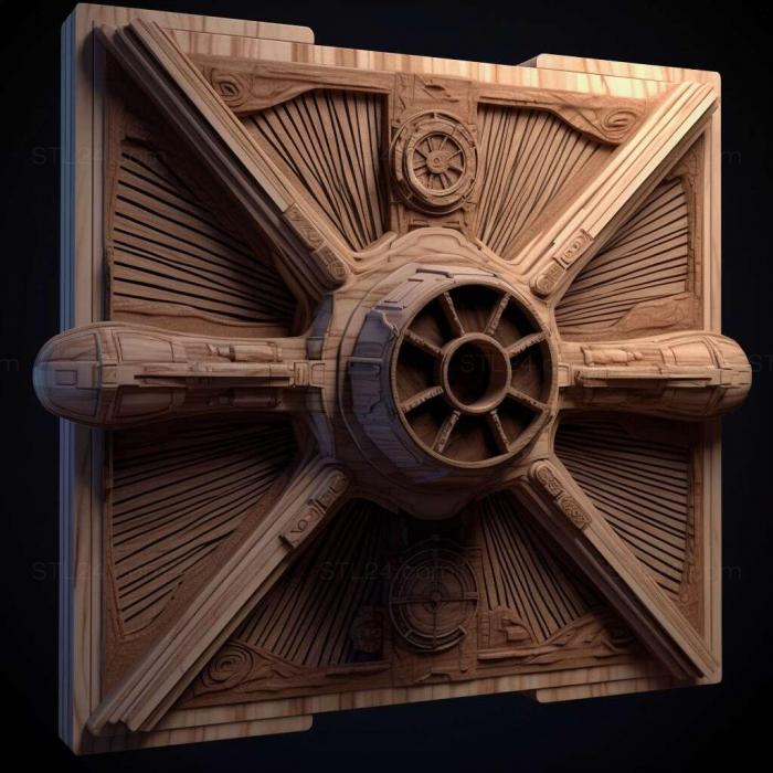 Games (Star Wars X Wing vs TIE Fighter 2, GAMES_36154) 3D models for cnc