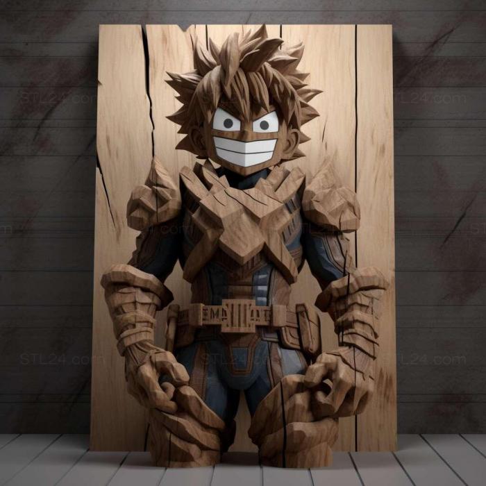 Games (My Hero Academia Ones Justice 4, GAMES_3624) 3D models for cnc