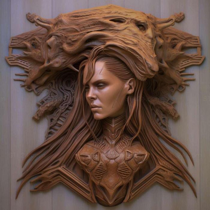 Games (Sarah Kerrigan from StarCraft 4, GAMES_36348) 3D models for cnc