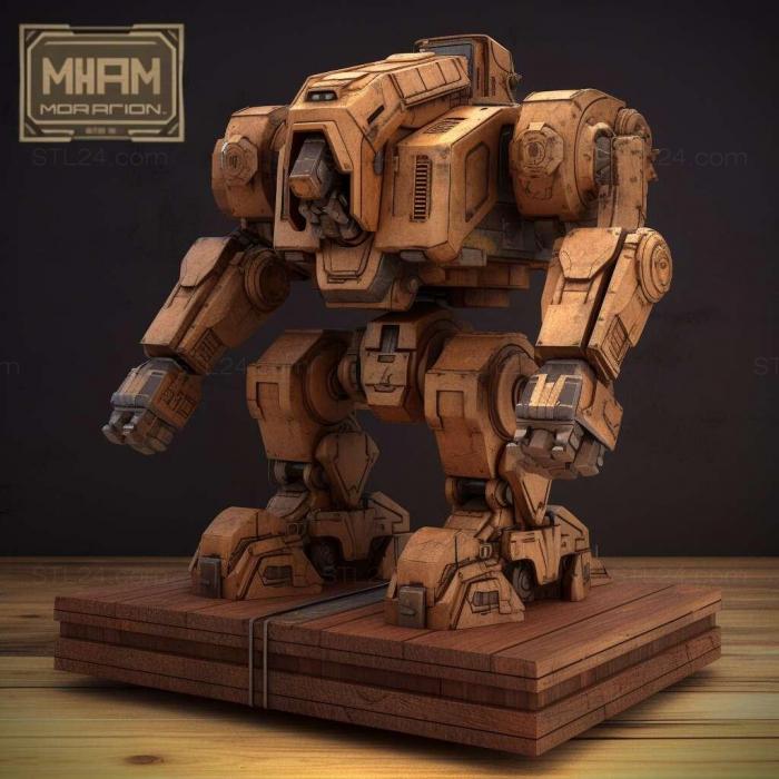 Games (MechWarrior 4 Clan Mech Pak 3, GAMES_36439) 3D models for cnc