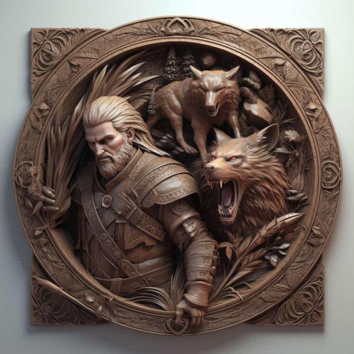 Games (The Witcher Wild Hunt 3, GAMES_36491) 3D models for cnc