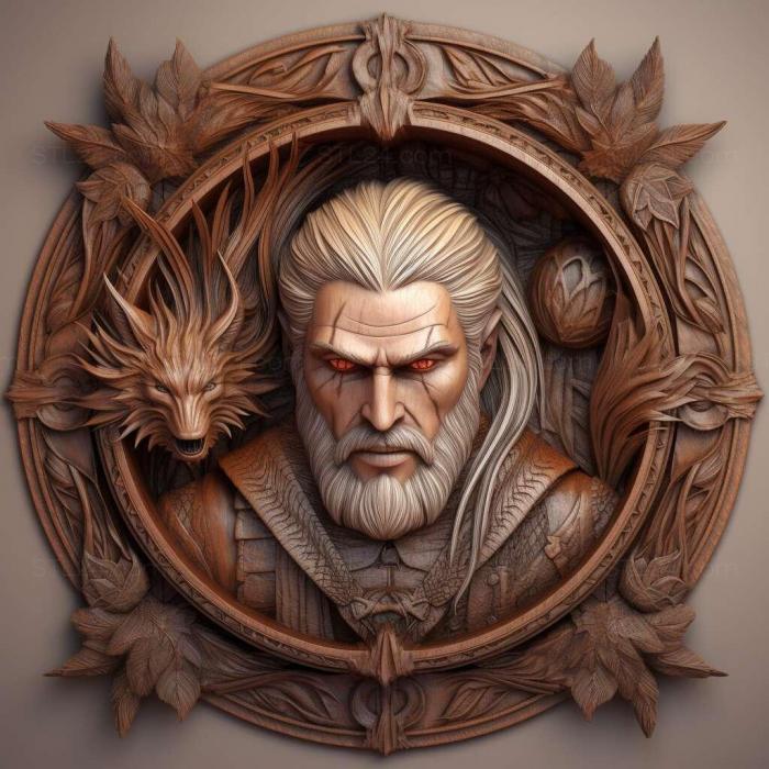 Games (The Witcher Wild Hunt 4, GAMES_36492) 3D models for cnc