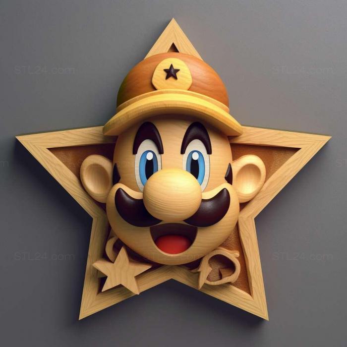 Games (Paper Mario Sticker Star 2, GAMES_36510) 3D models for cnc