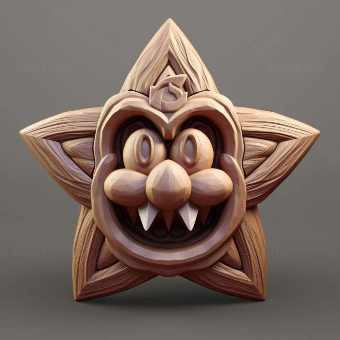 Games (Paper Mario Sticker Star 3, GAMES_36511) 3D models for cnc