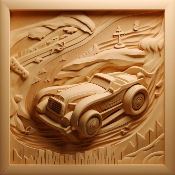 Games (Hot Wheels World Race 4, GAMES_3652) 3D models for cnc