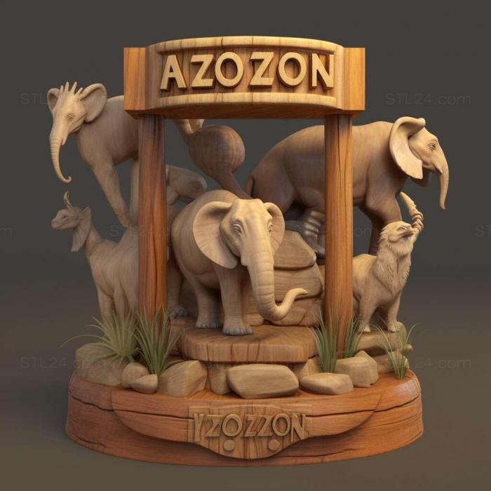 Игры (Магнат Зоопарка 2 Вымершие Животные 3, GAMES_36599) 3D модель для ЧПУ станка