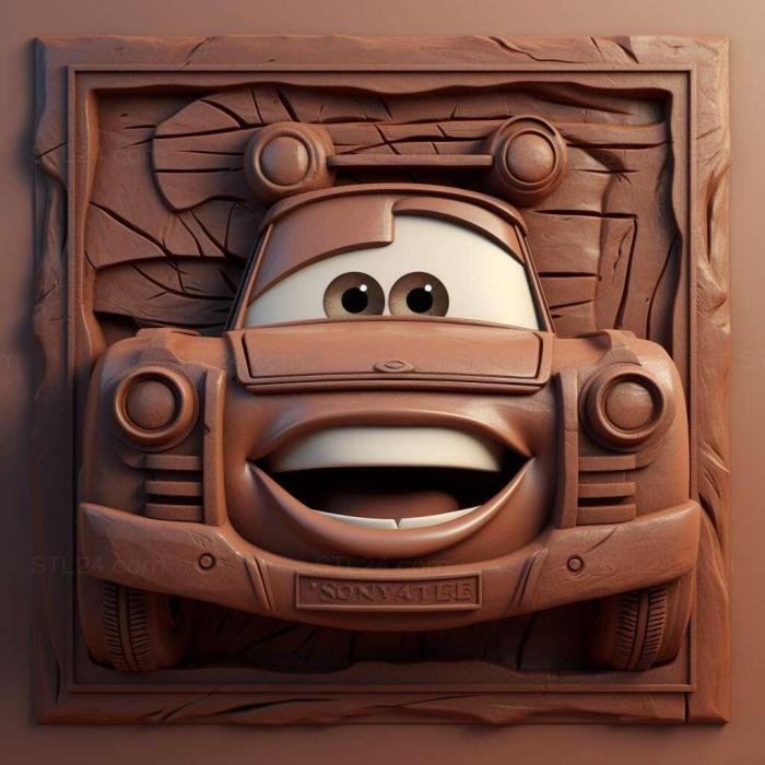 Игры (Автомобили Mater National 2, GAMES_3662) 3D модель для ЧПУ станка