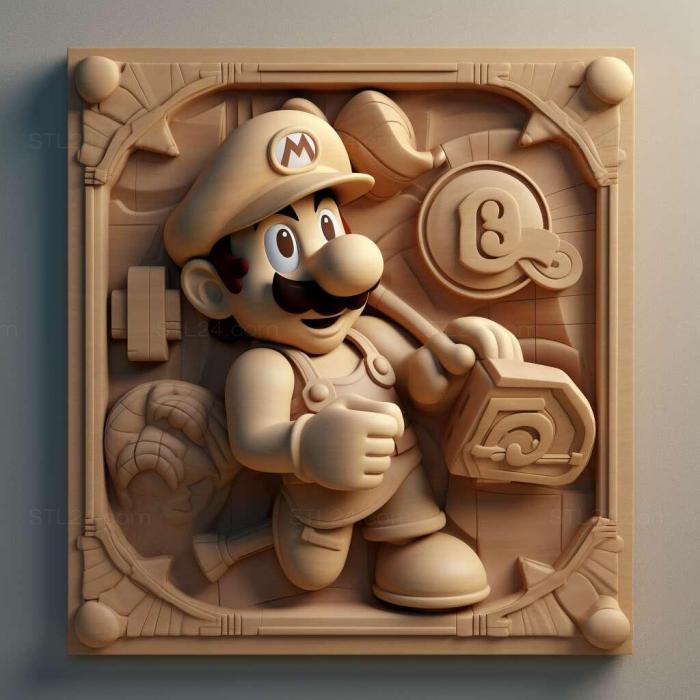 Games (Super Mario Sunshine 4, GAMES_36860) 3D models for cnc