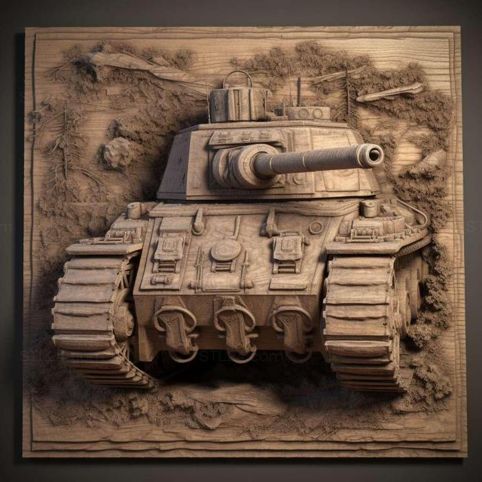 Games (Ground War Tanks 3, GAMES_37207) 3D models for cnc