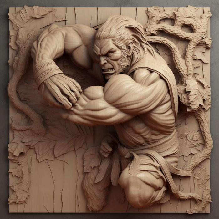 Games (Street Fighter 4 1, GAMES_37217) 3D models for cnc