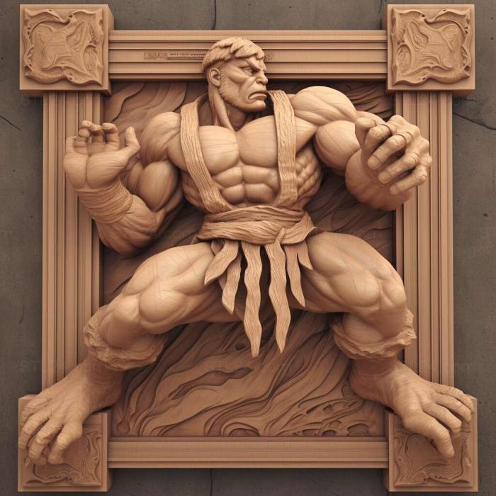 Games (Street Fighter 4 4, GAMES_37220) 3D models for cnc