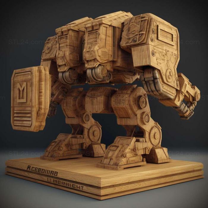 Games (MechWarrior 2 31Century Combat 2, GAMES_37242) 3D models for cnc