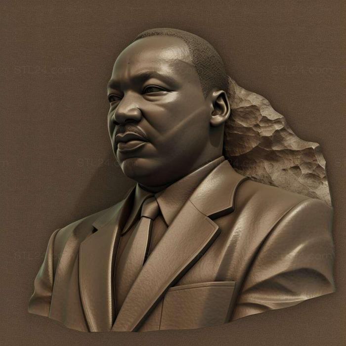Games (Reverend Dr Martin Luther King Jr Bronze 2, GAMES_37318) 3D models for cnc
