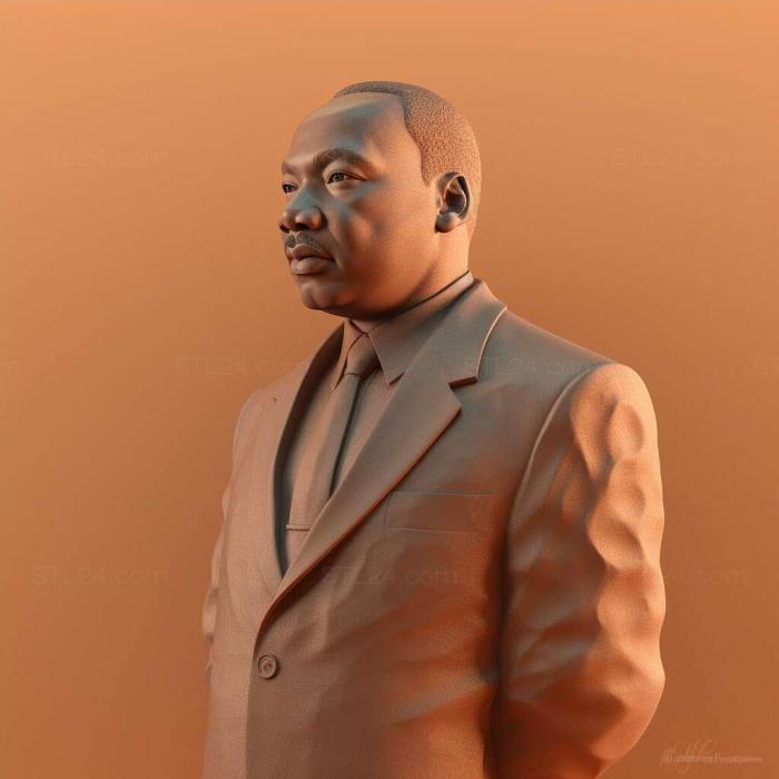 Games (Reverend Dr Martin Luther King Jr Bronze 4, GAMES_37320) 3D models for cnc