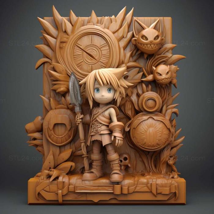 Games (World of Final Fantasy 1, GAMES_37641) 3D models for cnc