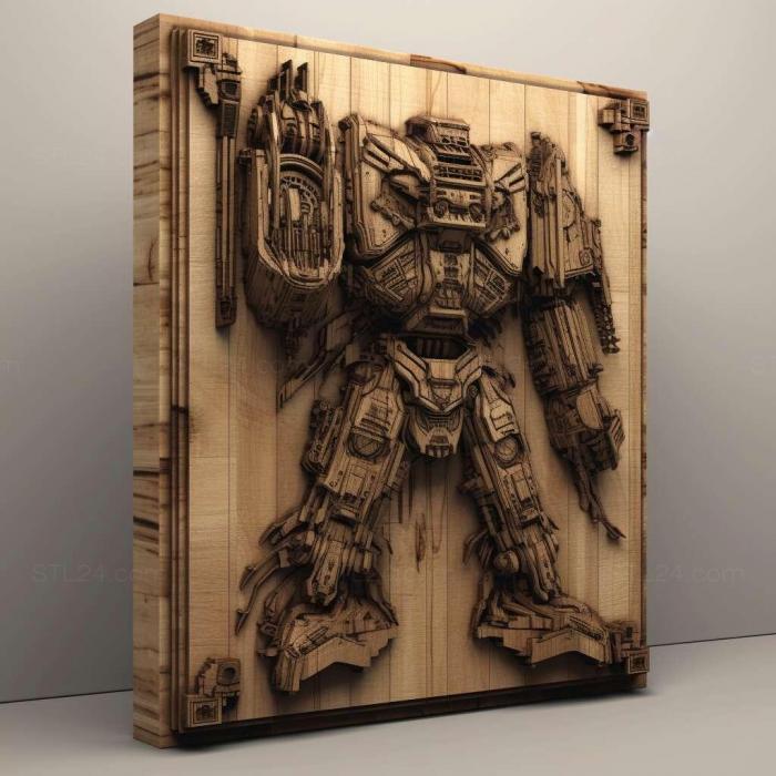 Games (Armored Core For Answer 4, GAMES_37652) 3D models for cnc
