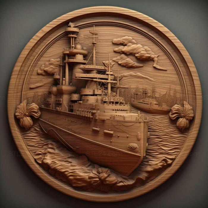 Games (World of Warships 1, GAMES_37881) 3D models for cnc