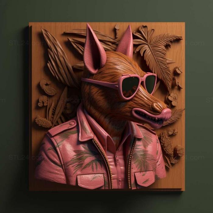 Games (st hotline miami 1, GAMES_38169) 3D models for cnc