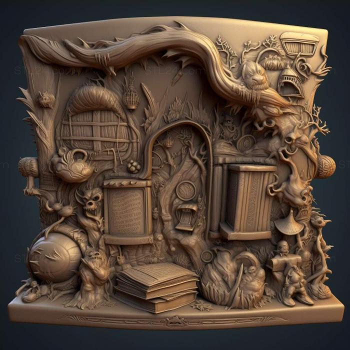 Games (The Book of Unwritten Tales 2 4, GAMES_3828) 3D models for cnc