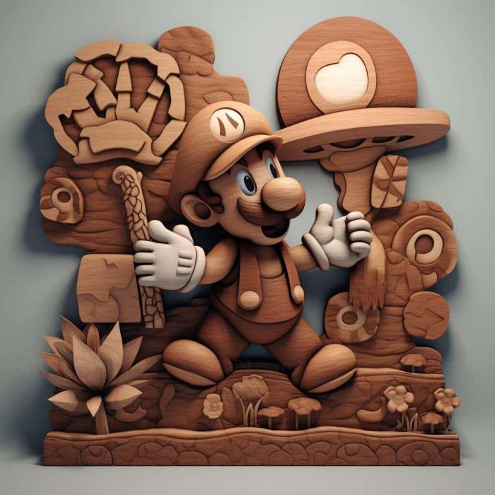 Games (Super Paper Mario 2, GAMES_4002) 3D models for cnc