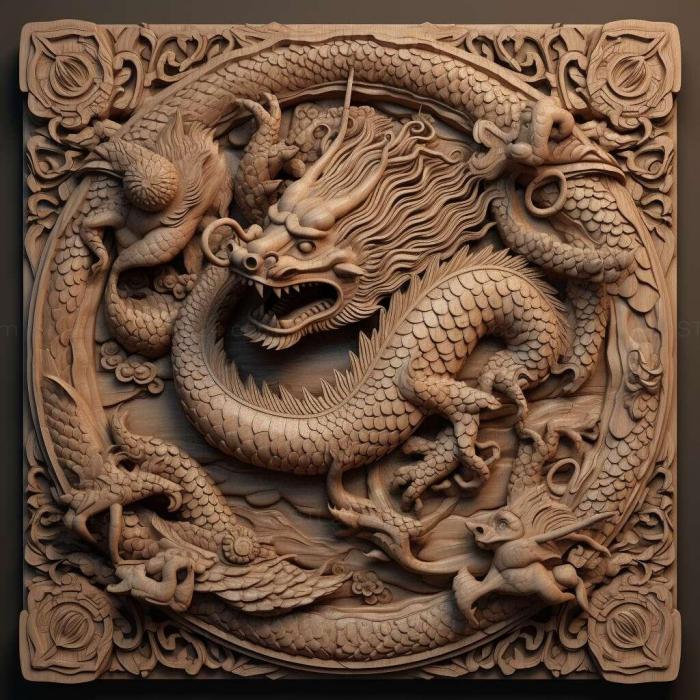 Games (Loong The Power of the Dragon 3, GAMES_4019) 3D models for cnc