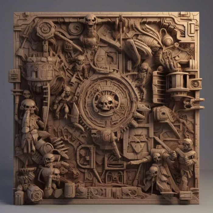 Games (Necromunda Underhive Wars 2, GAMES_4062) 3D models for cnc