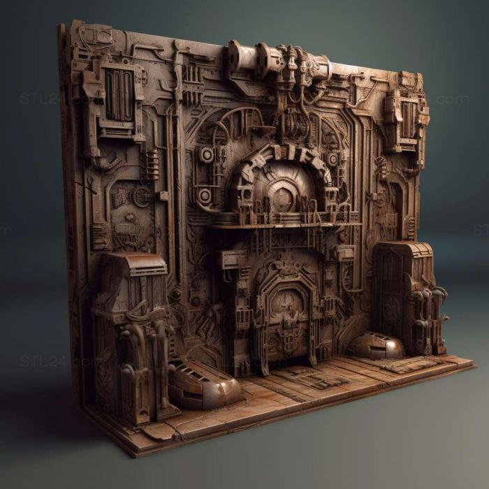 Games (Necromunda Underhive Wars 3, GAMES_4063) 3D models for cnc