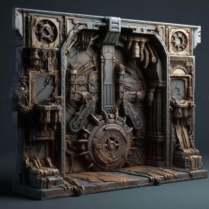 Games (Necromunda Underhive Wars 4, GAMES_4064) 3D models for cnc