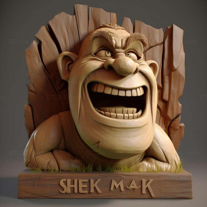 Games (Shrek Smash and Crash Racing 3, GAMES_407) 3D models for cnc