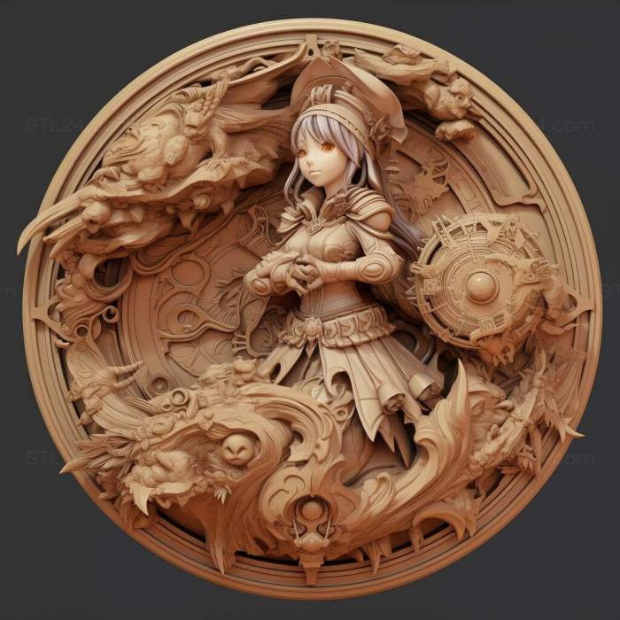 Games (Atelier Shallie Alchemist of the Dusk Sea 2, GAMES_4250) 3D models for cnc