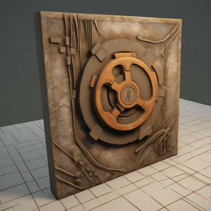 Игры (Half Life 2 Эпизод Первый 4, GAMES_4384) 3D модель для ЧПУ станка