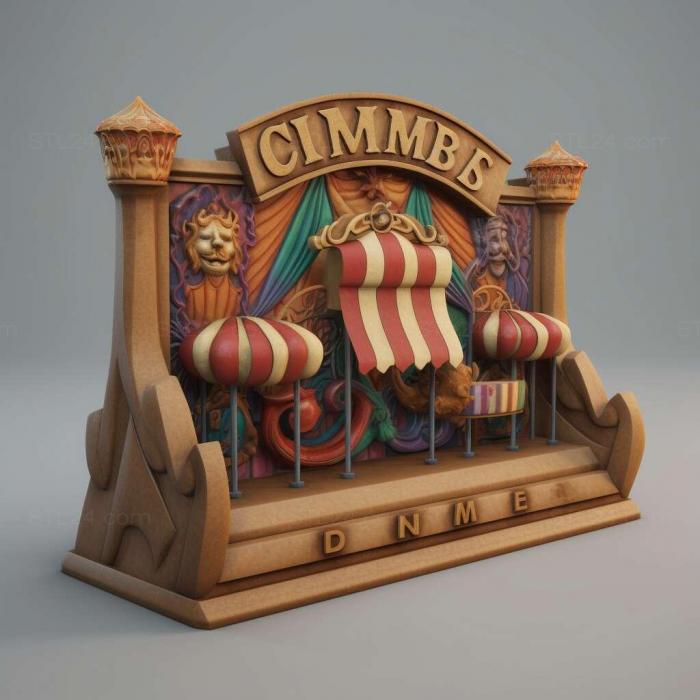 Games (The Sims Carnival BumperBlagame 2, GAMES_4394) 3D models for cnc