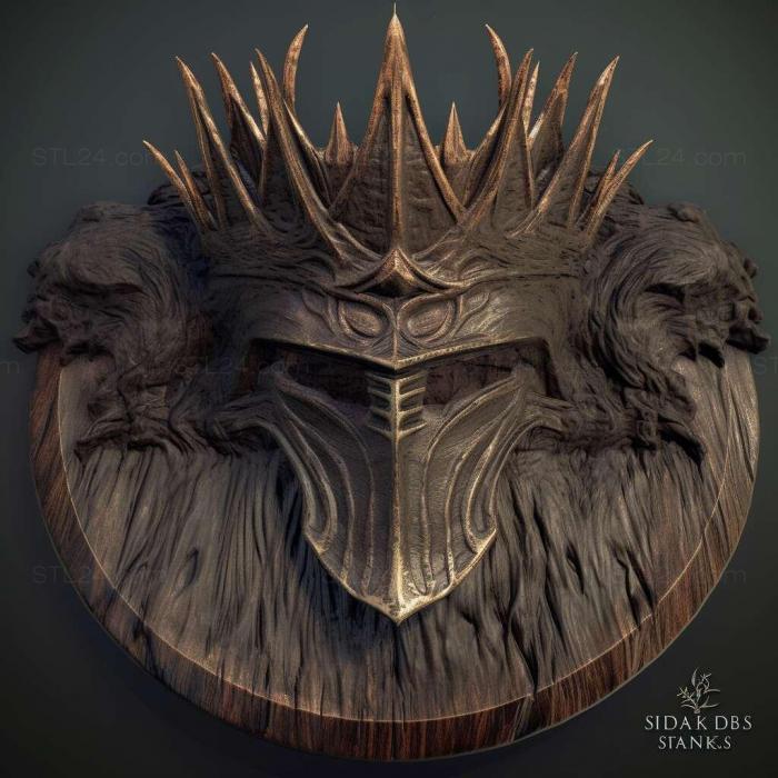 Games (Dark Souls II Crown of the Sunken King 2, GAMES_4606) 3D models for cnc