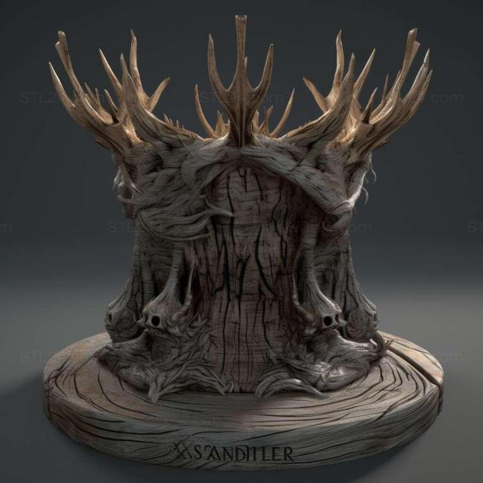Games (Dark Souls II Crown of the Sunken King 4, GAMES_4608) 3D models for cnc