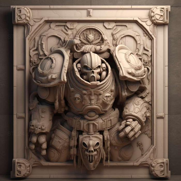 Games (Warhammer 40000 Space Hulk 4, GAMES_4628) 3D models for cnc