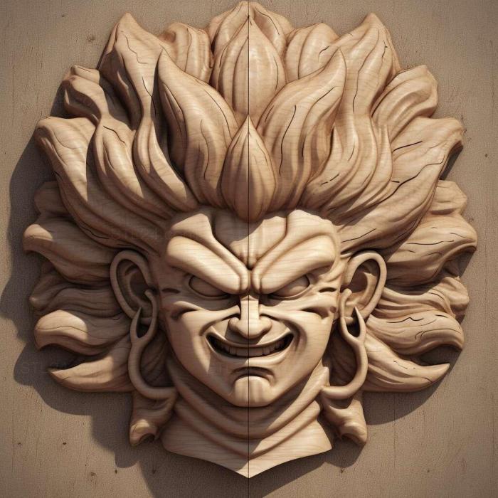 Games (Dragon Ball Raging Blagame 4, GAMES_468) 3D models for cnc