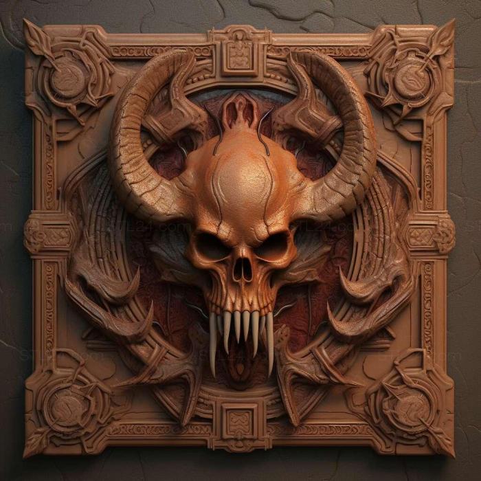 Games (Diablo 2 Resurrected 4, GAMES_484) 3D models for cnc