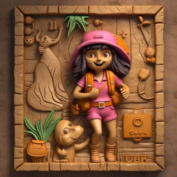 Games (Dora the Explorer Doras Big Birthday Adventure 3, GAMES_4963) 3D models for cnc