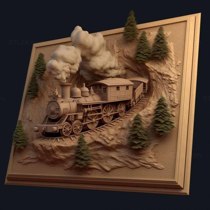 Games (Trainz 2009 Railroad Simulator 3, GAMES_5175) 3D models for cnc