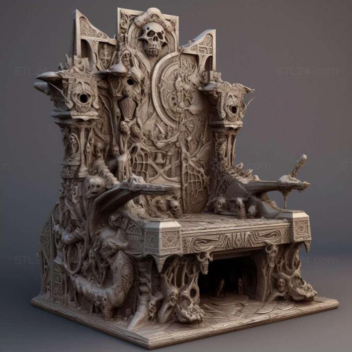Games (Dungeon Siege Throne of Agony 3, GAMES_5303) 3D models for cnc