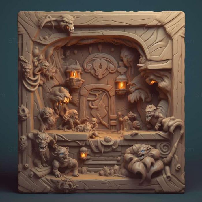 Games (Hearthstone Kobolds and Catacombs 3, GAMES_5787) 3D models for cnc