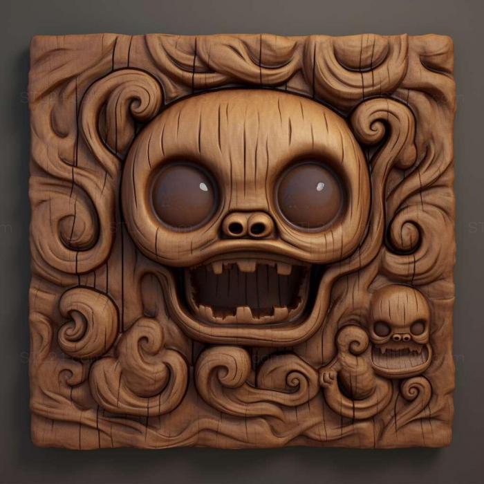 Games (The Binding of Isaac 3, GAMES_6059) 3D models for cnc