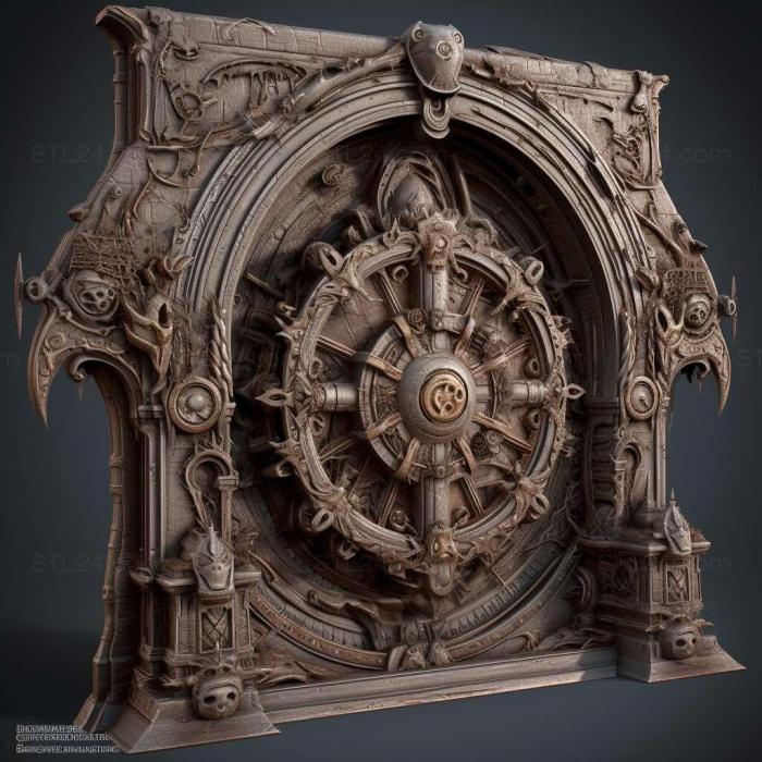 Games (Warhammer 40000 Chaos Gate 2, GAMES_6198) 3D models for cnc