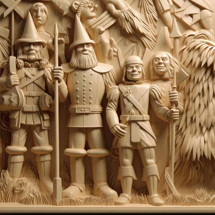 Wizard of Oz Urfin Jus and his Wooden Soldiers 4