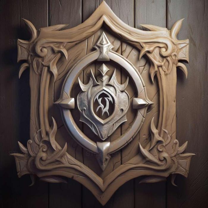 Games (Hearthstone Knights of the Frozen Throne 1, GAMES_6369) 3D models for cnc